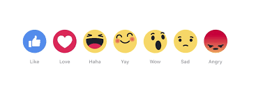 social media strategy showing Facebook reaction emojis users can respond to live stream