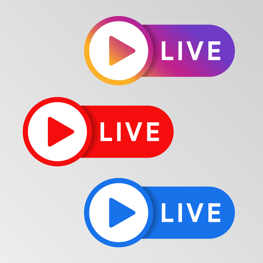 Live graphics in different colors