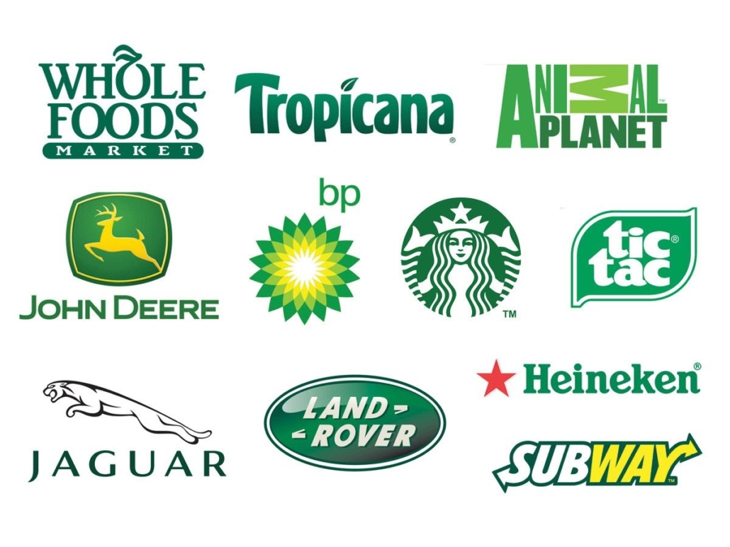 Green logos to show skills of digital marketing agency