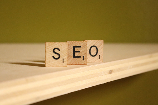 Scrabble letters spelling out SEO (search engine optimization)